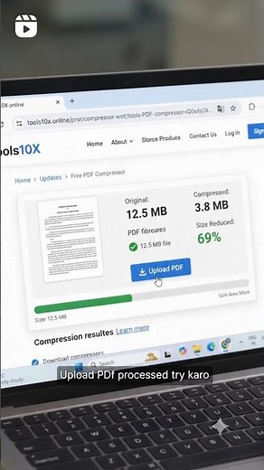 How to Compress PDF Files Online for Free (Without Losing Quality) #pdfua #ilovepdf #pdftools #pdf