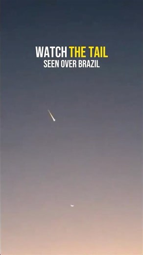 The Exact Moment a Meteor Tail Disappears #space #meteor #astronomy