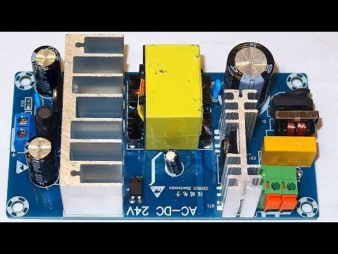 24V 4A 100W LED Switching Power Supply - test, schematic & explanation