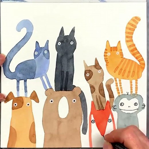 How to Watercolor Paint Animals