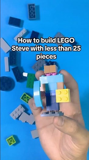 How to build a LEGO Minecraft Steve with Brickify!