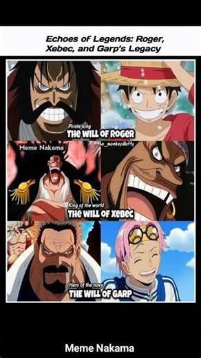 Echoes of Legends: Roger, Xebec, and Garp’s Legacy #onepiece #anime #luffy