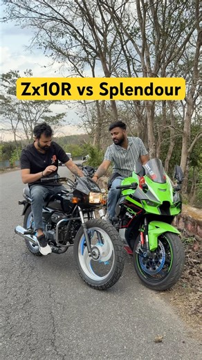 Kawasaki zx10r ki bazti nhi sun sakta 🤣 splendor ke sath bhi galt hua @dazzlerider6069 😁