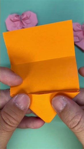 Fold a Cute Origami Heart in 30 Seconds | Quick DIY Heart #paper #diy #tutorial