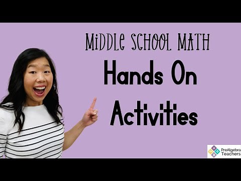 Middle School Math Hands On Activities