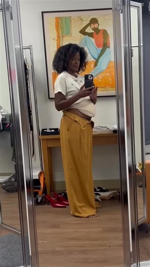Cassandra Freeman | Baby that baby was giving phantom pregnancy vibes when I wore her!! Huge kudos to @iamqueensylvia and the whole creative wardrobe team of... | Instagram