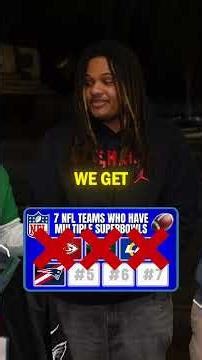 What NFL Teams Have Made Multiple Super Bowls?🤔 #shorts #nfl