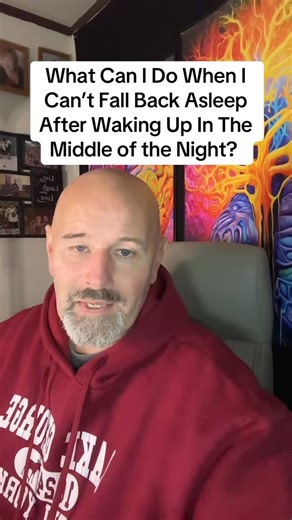 Clint Steele on Instagram: "What Can I Do When I Can’t Fall Back Asleep After Waking Up In The Middle of the Night? #insomniac #sleepproblems #alzheimer #fyp #dementia"