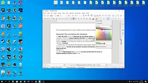 Como SUBRAYAR un TEXTO con COLOR en LIBREOFFICE FÁCIL y RÁPIDO