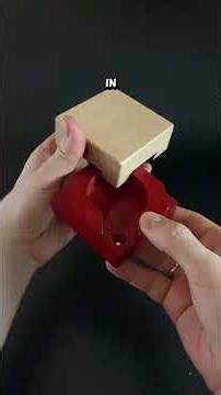 How to open this puzzle box? Magic wooden box and trick with a metal ball and magnet
