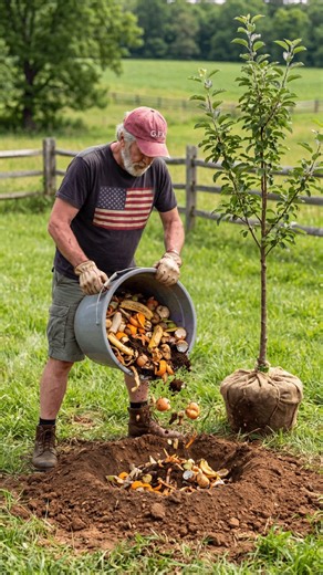 From Apple Sapling to a Tree Full of Fruit