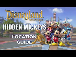 Disneyland Adventures - Hidden Mickeys - All Locations