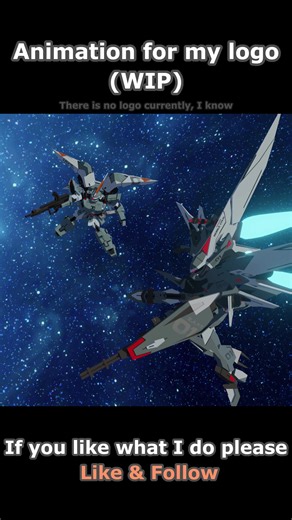 Animation for my logo (Work in progress) #gundam #gundamseed #blender #blender3d #anime