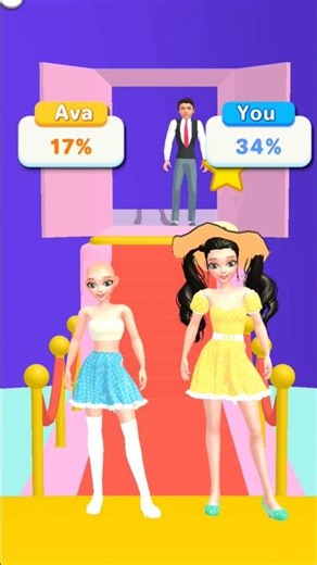 Yellow Doll Makeover Run 💛👗 | Amazing Girl Transformation Game #shorts @Android_Gameplay
