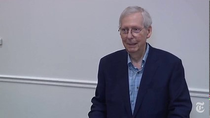 For a Second Time, McConnell Freezes During a News Conference