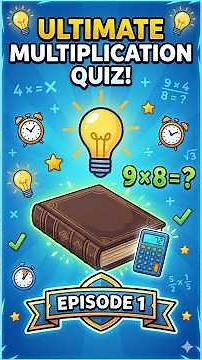 Multiplication Table Quiz | Episode 1 #multiplication #quiz