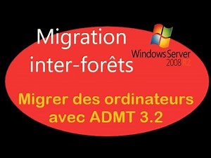 Cross forest migration - 13. Migrer des ordinateurs avec ADMT 3.2 - T2SI