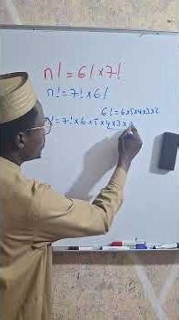 comment résoudre équation avec factorielle