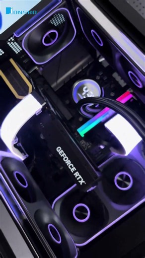 Showcase Góc Setup Xịn Mịn: Lên Đồ Cùng Vỏ Case Jonsbo D400 Black Tuyệt Đẹp