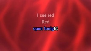 Karaoke I See Red - Everybody Loves An Outlaw - CDG, MP4, KFN - Karaoke Version