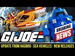 HUGE Update on G.I. Joe Classified Water Vehicles | NEW Insight from the Hasbro Team