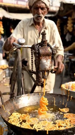 dekho jalebi banane ki desi jugaad