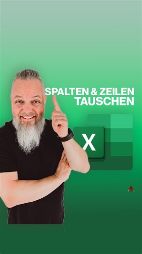 Hey 👋🏻 wusstest du dass einen super einfachen Weg gibt Zeilen und Spalten in Excel zu tauschen? 🤔 in diesem Video zeig ich dir wie‘s funktioniert 🙌🏻 Viel Spaß beim ausprobieren ☺️ #artreich #floriansandmannreetz #excel #office365 | Florian Sandmann-Reetz