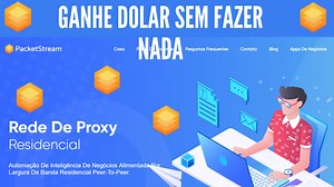 Packetstream - Ganhe Dolar Via Paypal Sem Fazer Nada - Saque Mínimo $ 5,00