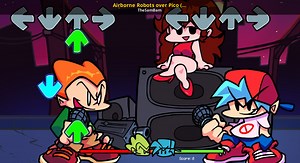 Airborne Robots over Pico ( other stuff) Mod for Friday Night Funkin' | FNF Mods