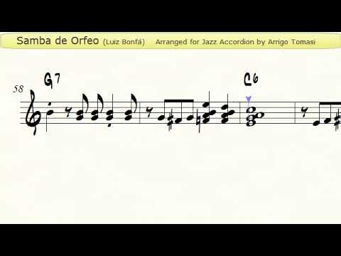 Samba de Orfeo (Luiz Bonfá) - Jazz Accordion Sheet music