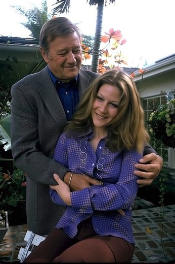 John Wayne and his daughter Aissa, sharing a quiet moment of love and warmth 💞 | The True Grit Man Forever