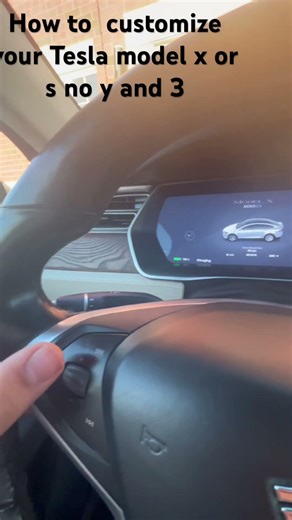 How to customize your Tesla Model x or s not for 3 or y #tesla #cars