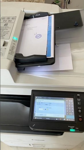 How to Scan to USB on a Canon Color Copier #scan #canoncopier #repairtutorial #technology #techshort