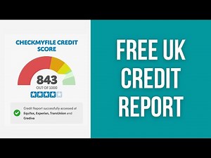 How to create FREE UK credit report (checkmyfile)