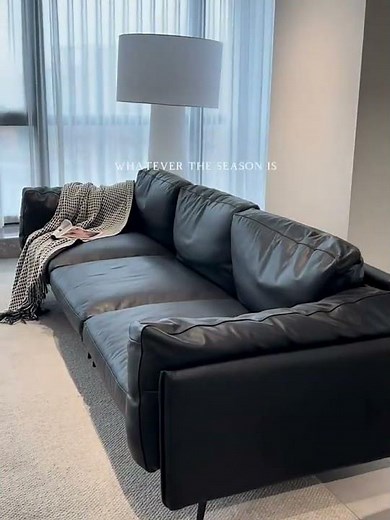 ✨ "This Leather Sofa Transformed My Living Room | Minimalist Luxury Home Decor"
