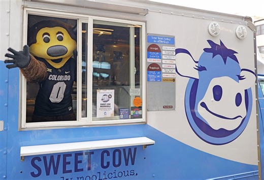 Meet Buffalo Chip—our first-ever officially licensed ice cream flavor, created in partnership with Colorado favorite Sweet Cow, founded by alumnus Drew Honness.The sweetest part? A portion of Buffalo Chip sales will support CU Boulder scholarships. https://t.co/kb6zo4AS9e