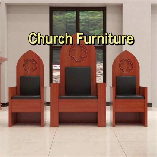 Solid Wood Auditorium Chairs for Church Public Theater School Living Room Bench Style Sanctuary Chairs for Sale