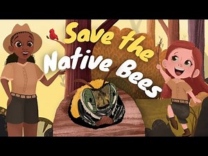 Save the Native Bees | Children's Animated Audiobook About Pollinator