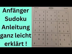 Learn to solve Sudoku for beginners - easy instructions explained