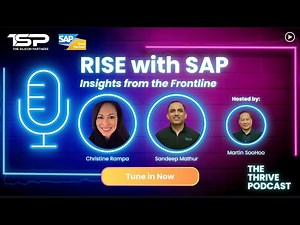 RISE with SAP - Expert Insights and How to Drive Real-World Impact.