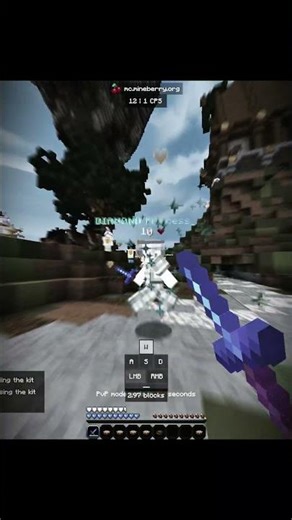 Minecraft Combo edit #pvp #shorts #minecraft