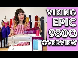 Husqvarna Viking Epic 980Q Sewing Machine - Features and Overview!