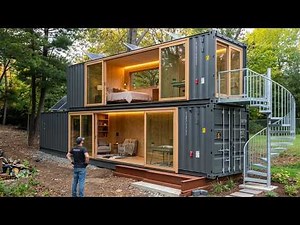 Couple Builds Their Dream Container Home in Just 1Month|From beginning to end‪@Construyendo-Juntos‬