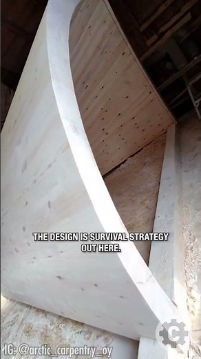 🛖 Man Builds Stunning Curved Wooden Hut from Scratch