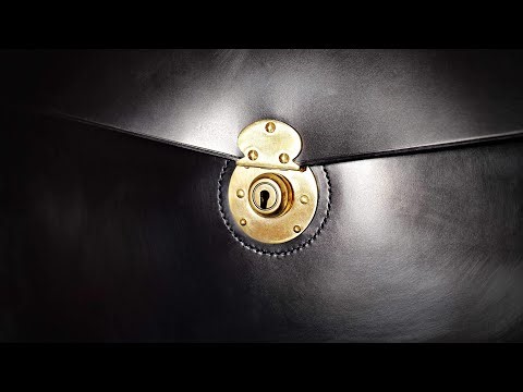 How To Fit A Leather Briefcase Lock (Professional Use Only)
