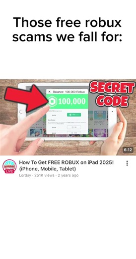 Those free robux scams we all fall for #roblox #memes