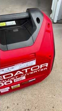 New Harbor Freight Predator 4200 super quiet inverter generator dual fuel, first look!!