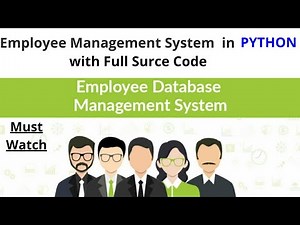 Employee Management System GUI Project in Python with Database Connectivity