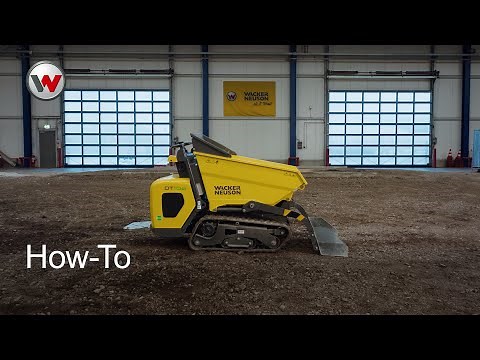 Wacker Neuson How-To: Get to know the electric track dumper DT10e (EN)