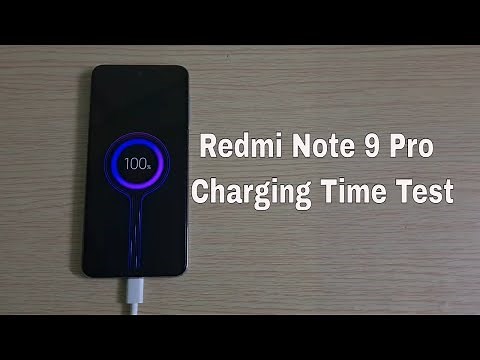 Redmi Note 9 Pro Charging Time Test
